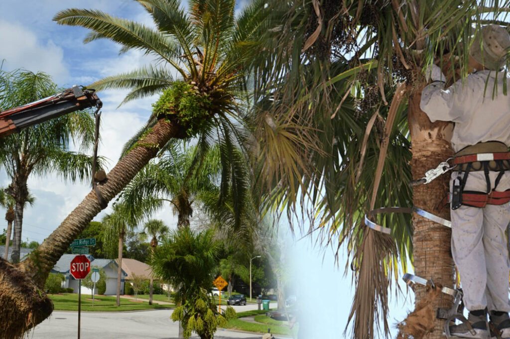 Palm Tree Trimming & Palm Tree Removal Affordable-Pro Tree Trimming & Removal Team of Boca Raton